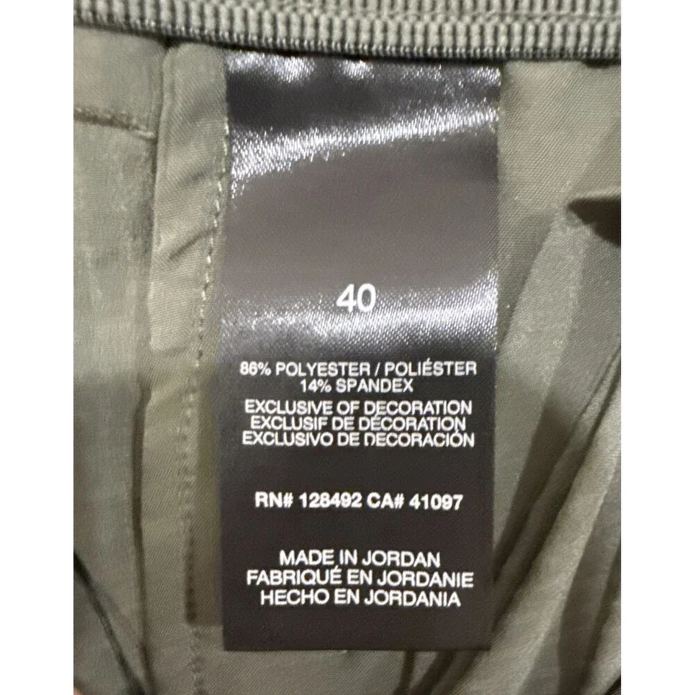 Greg Norman Mens Performance Golf Shorts 40 Olive Green Stretch Moisture Wicking
